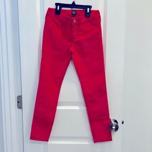 NWOT Gap kids dark pink cords size 8